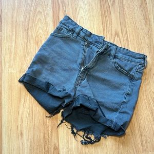 American eagle Highest Rise Mom Shorts, black 00